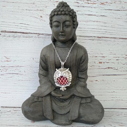 Collar Difusor de Aromaterapia con Búho (L)